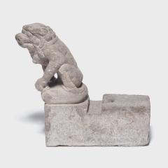 Pair of Stone Fu Lion Guardians - 4166922