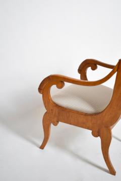 Pair of etruscan armchairs XIXth c  - 4562413