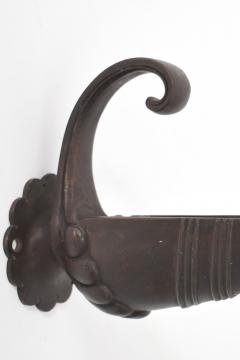 Pair of neoclassical bronze wall sconces 1920s  - 4539440