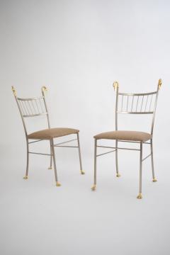 Pair of swan chairs USA 1970  - 4539162