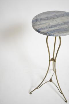 Pair of wrought iron side table pedestals 1940s  - 4539187