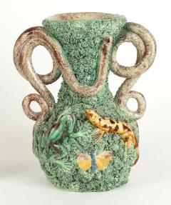 Palissy Ware Vase c 1880 - 2855682