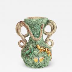 Palissy Ware Vase c 1880 - 2858963