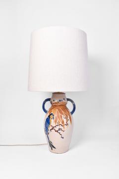 Parrots ceramic lamp 1930s  - 4539856