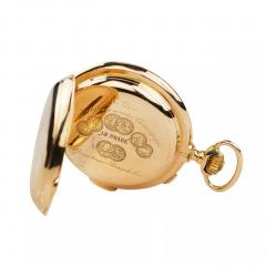 Paul Buhre Le Phare Gold Pocket Watch With Minute Repeater Chronograph - 4779970
