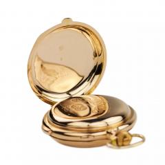 Paul Buhre Le Phare Gold Pocket Watch With Minute Repeater Chronograph - 4779971
