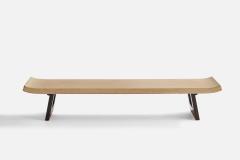 Paul Frankl Coffee Table with Cork and Mahogany USA 1950s - 4769805