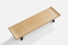 Paul Frankl Coffee Table with Cork and Mahogany USA 1950s - 4769808