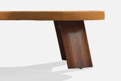 Paul Frankl Coffee Table with Cork and Mahogany USA 1950s - 4769838