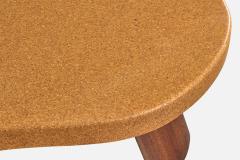 Paul Frankl Coffee Table with Cork and Mahogany USA 1950s - 4769839