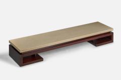 Paul Frankl Low Coffee Table in Painted Cork America 1940s - 4769788