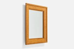 Paul Frankl Wall Mirror in Cork USA c 1950s - 4769799