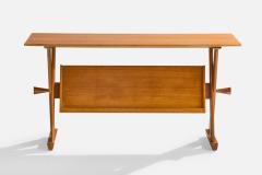 Paul Laszlo Console Table with Oak and Copper USA 1950s - 4769912