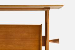 Paul Laszlo Console Table with Oak and Copper USA 1950s - 4769913