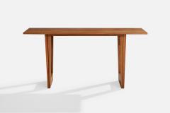 Paul Laszlo Console in Oak USA 1950s - 4769890