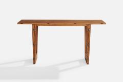 Paul Laszlo Console in Oak USA 1950s - 4769892