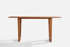 Paul Laszlo Console in Oak USA 1950s - 4769894