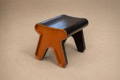 Pedro Useche Brazilian Contemporary Stool in Ebonized Wood by Pedro Useche 2000s Lot 862A - 4624813