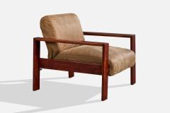 Percival Lafer Lounge Chairs with Wood and Vinyl Brazil 1970s - 4769954
