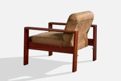 Percival Lafer Lounge Chairs with Wood and Vinyl Brazil 1970s - 4769955