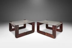Percival Lafer Mid Century Modern Coffee Table w Matching End Tables in Jacaranda - 2916466