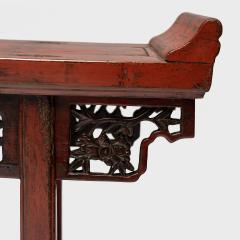 Petite Red Lacquer Altar Table - 4180947