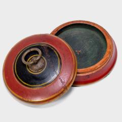 Petite Red Lacquer Betel Box - 4459399