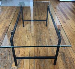 Pierre Guariche French Mid Century Modern Steel and Glass Coffee Table by Pierre Guariche - 1759661