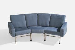 Pierre Guariche Sofa with Fabric and Steel France 1954 - 4770047