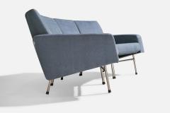 Pierre Guariche Sofa with Fabric and Steel France 1954 - 4770051
