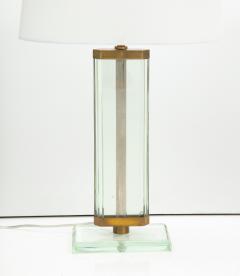Pietro Chiesa Pietro Chiesa Pair of Fontana Arte Glass Brass Lamps Italy 1939 - 2736741