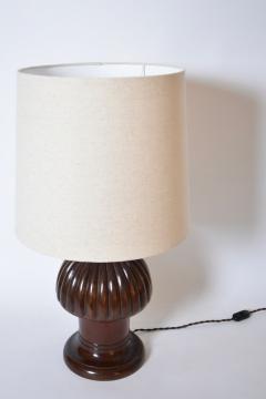 Pine shape wooden lamp 1930s  - 4539476