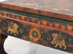 Polychrome Indonesian Cocktail or Low Table 20th Century - 2968871
