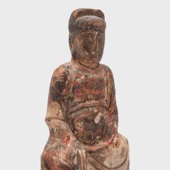 Polychrome Seated Ancestor Figure - 4166870