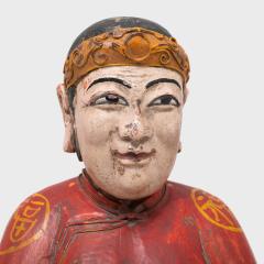 Polychrome Seated Ancestor Figure - 4167543