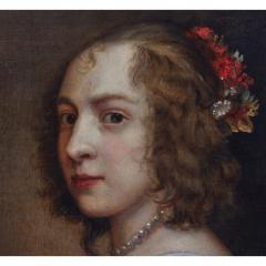 Portrait Of Margaret Lemon Workshop Of Anthony Van Dyck England - 4781402
