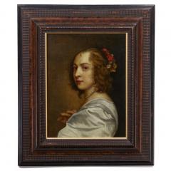 Portrait Of Margaret Lemon Workshop Of Anthony Van Dyck England - 4781404