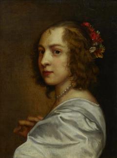 Portrait Of Margaret Lemon Workshop Of Anthony Van Dyck England - 4788335