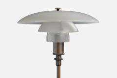 Poul Henningsen Table Lamp with Brass and Glass Denmark 1930s - 4770217