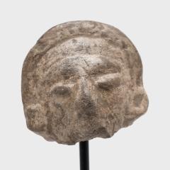 Pre Columbian Ceramic Head Fragment - 4166494