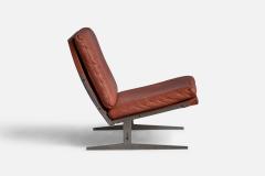 Preben Fabricius Jorgen Kastholm Lounge Chairs in Leather Denmark 1960s - 4770246