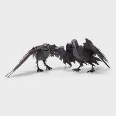 Protector One Folk Art Crow Sculpture - 4166640