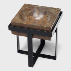 Puddingstone Basin Side Table - 4259671