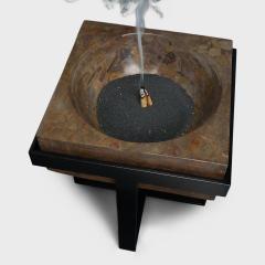 Puddingstone Basin Side Table - 4259672