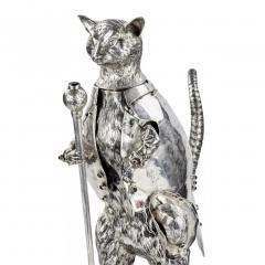 Puss In Boots Silver Figure With Articulated Head  - 4781533
