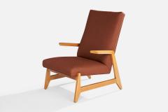 Ralph Rapson Lounge Chair with Wood and Fabric USA 1948 - 4770270