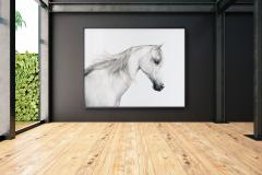 Randal Ford White Arabian Horse No 2 Randal Ford - 3372489