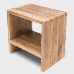 Reclaimed Elm Side Table - 4259730