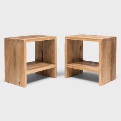 Reclaimed Elm Side Table - 4259732