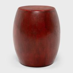 Red Lacquer Drum Table - 4182179